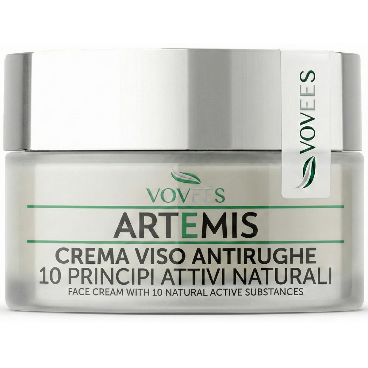 Render ufficiale VOVEES Artemis 2026, crema viso antirughe.